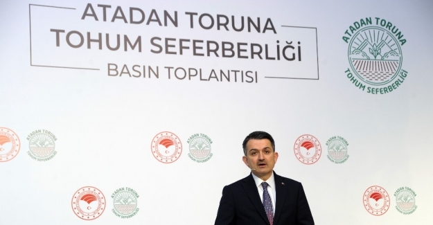 Bakan Pakdemirli: Cumhuriyet tarihinin en kapsamlı yerli tohum seferberliğini başlatıyoruz