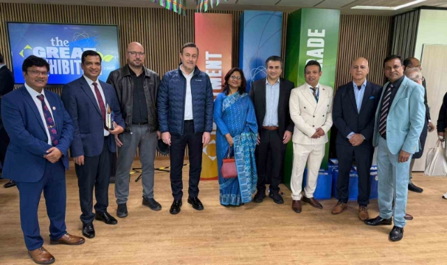 Muradiye OSB Başkanı Kıvırcık’ın İngiltere ziyareti yabancı basında