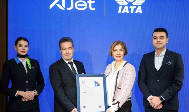 AJet, IATA sertifikasını aldı