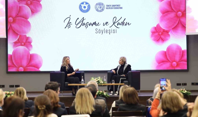 İş kadını Leyla Alaton İzmirli kadınlarla buluştu